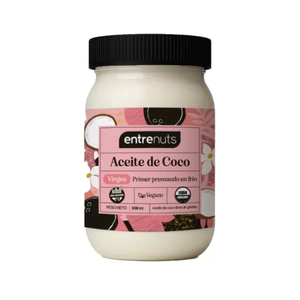 Producto - Aceite de coco virgen 500cc ENTRENUTS