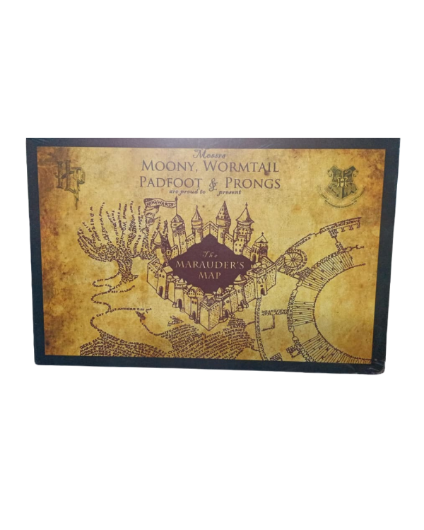 Producto - Cuadro Madera Harry Potter mapa