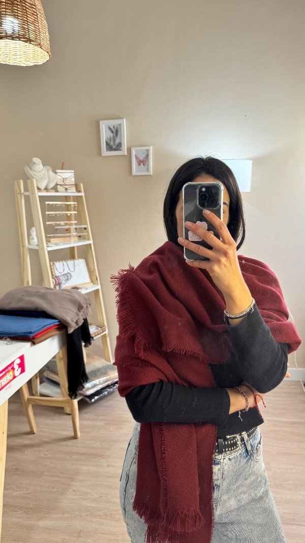 Producto - Pashmina bordo