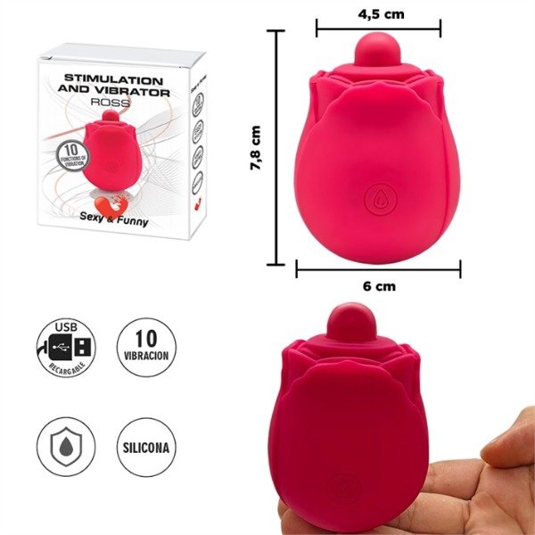 Producto - Estimulador con forma de rosa