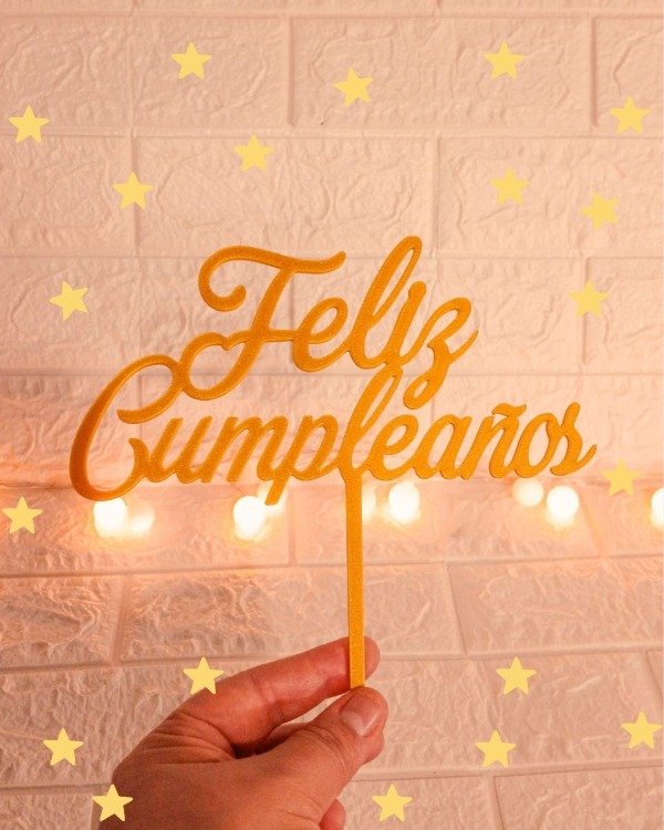 Producto - Cake Topper - Liso Celebración - 0