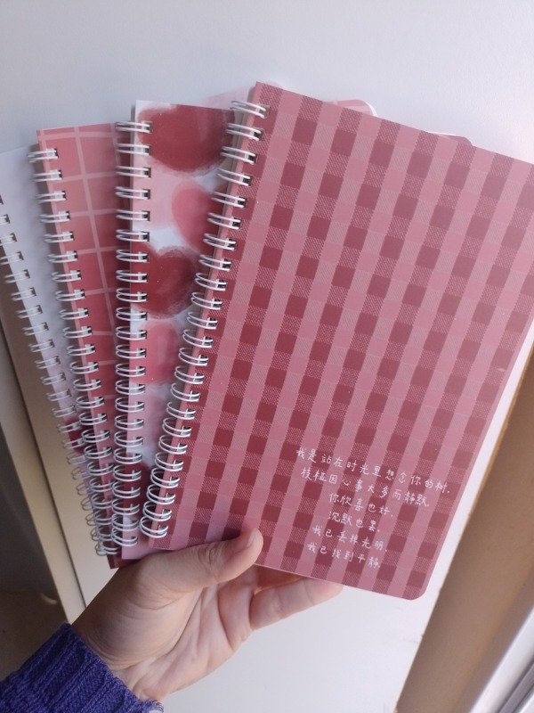 Producto - Cuaderno a5 rayado corazones