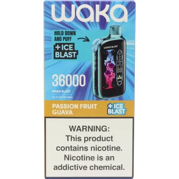 Producto - (POD DESCARTABLE) WAKA 36K BLAST - PASSION FRUIT GUAVA