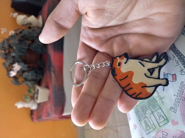 Producto - Llavero Hanafuda Tanjiro Demon Slayer Impreso 3d Llaverito