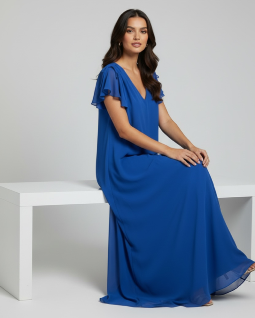 Producto - VESTIDO DE GASA LARGO PLUS BLUE MARIAN 0082 - 0
