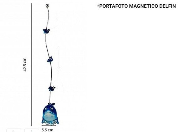 Producto - PORTA FOTO-MENSAJE MAGNETICO OCEANO BALLENA -76282