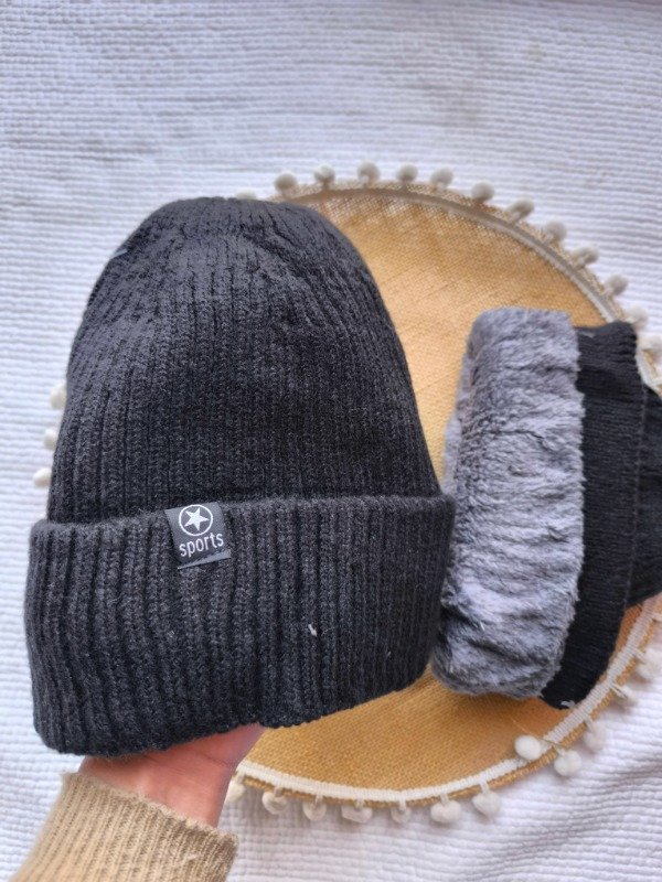 Producto - Gorro con piel adulto