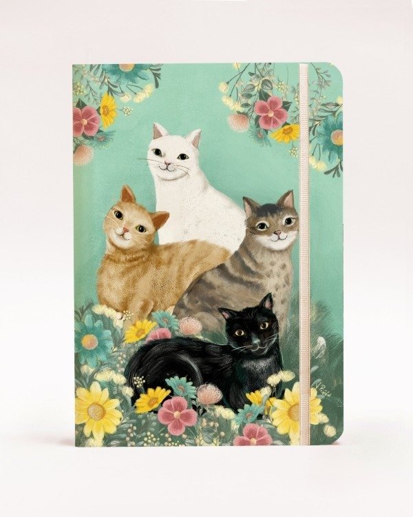 Producto - Cuaderno A5 Ilustrados con Gatitos