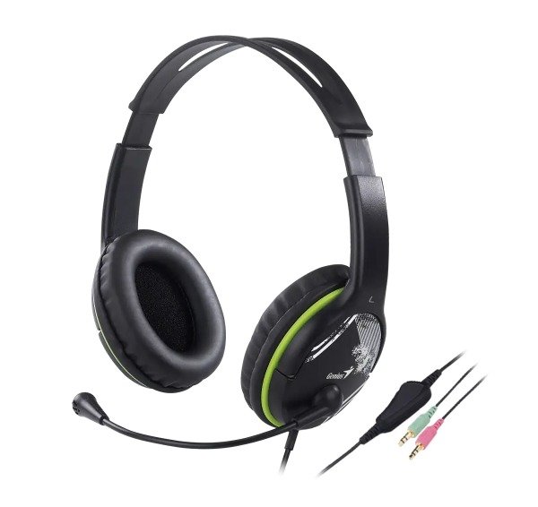 Producto - Auricular cMic Genius HS 400A,Green,+Single Jack Cable