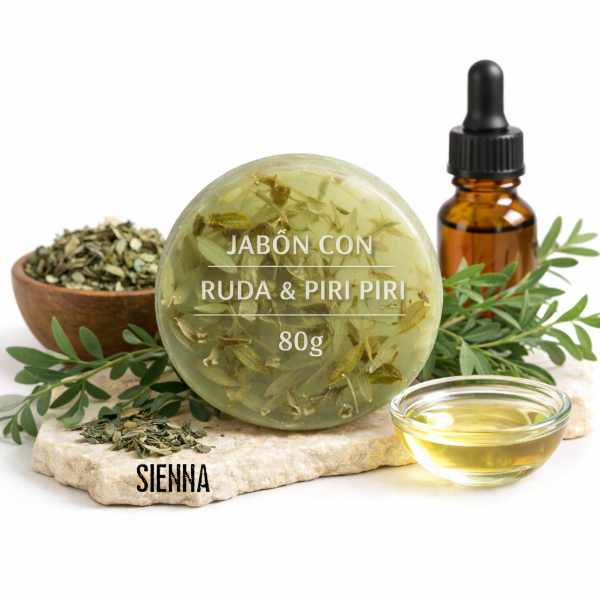 Producto - Jabón Natural de Ruda y Piri Piri 100g