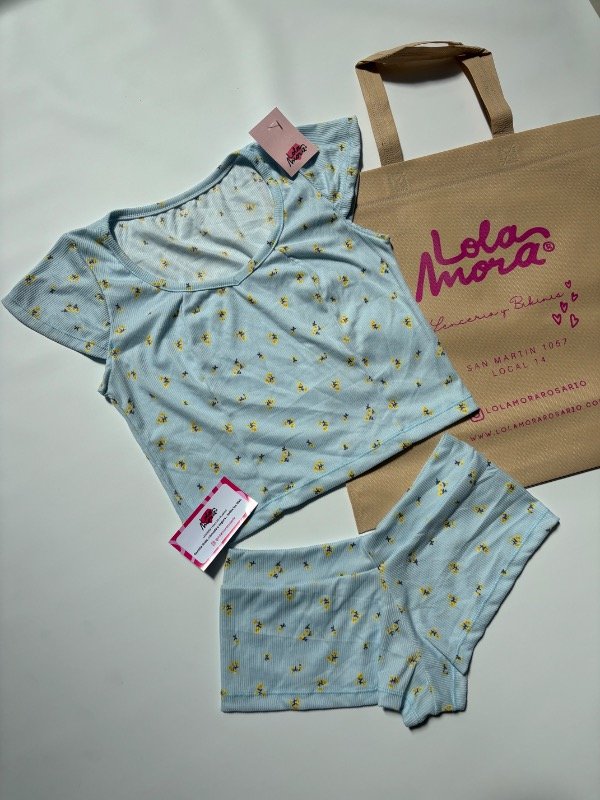 Producto - PIJAMA MIMI CELESTE - 6