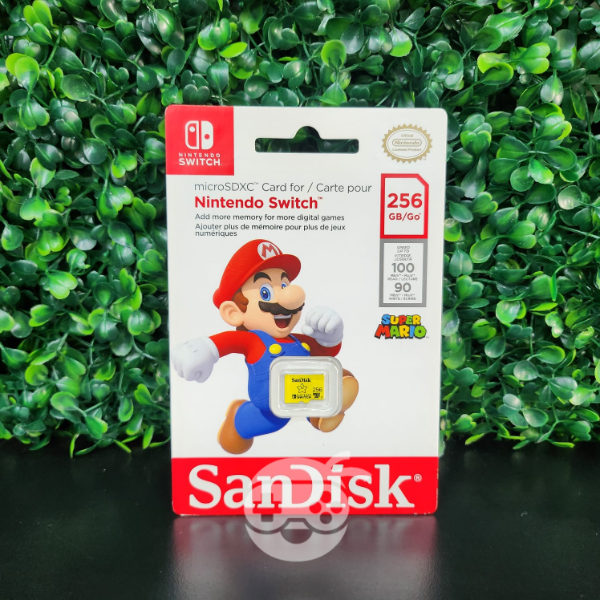 Producto - MEMORIA MICROSD SANDISK NINTENDO SWITCH 256GB