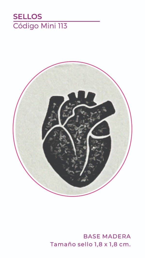 Producto - Mini Sello 113 - Corazón
