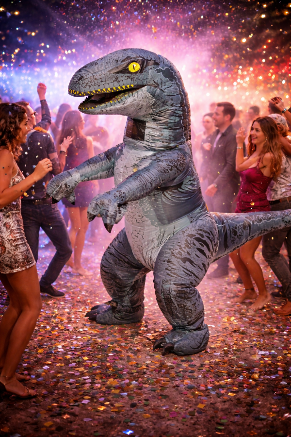 Producto - Disfraz Inflable Velociraptor
