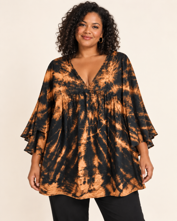 Producto - Blusa Camisola Escote en V Degrade/ Batik - 1