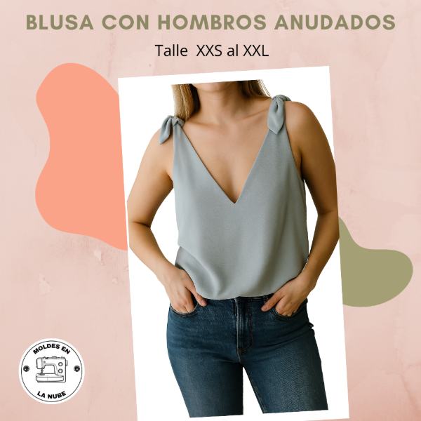 Producto - Blusa con Hombros Anudados