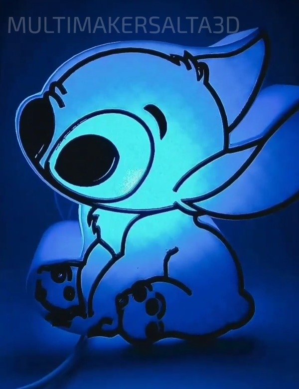 Producto - LAMPARA STITCH