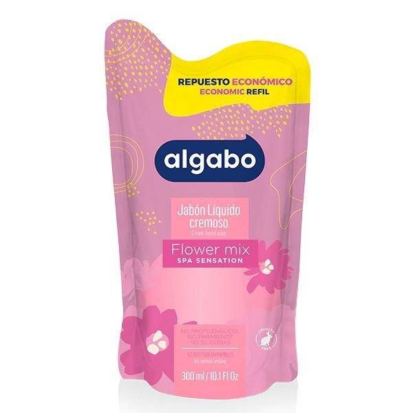 Producto - 4492 ALGABO JAB LIQ FLOWER DP 300