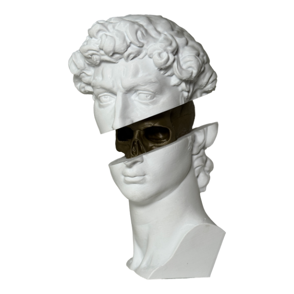 Producto - Estatua David Post Moderna Blanco