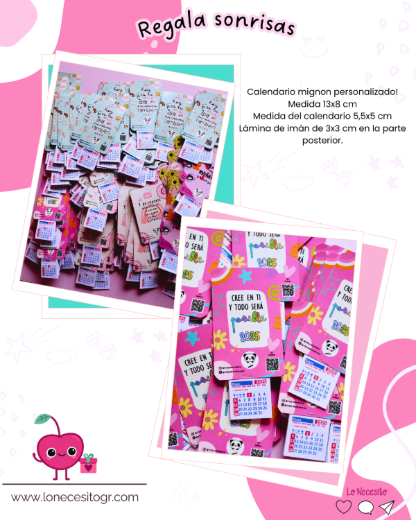 Producto - Calendario 2026 personalizado