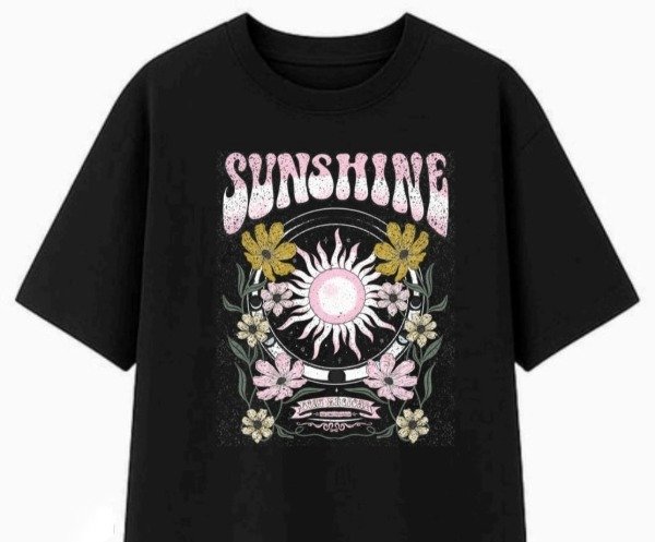 Producto - Remera over crop Sunshine