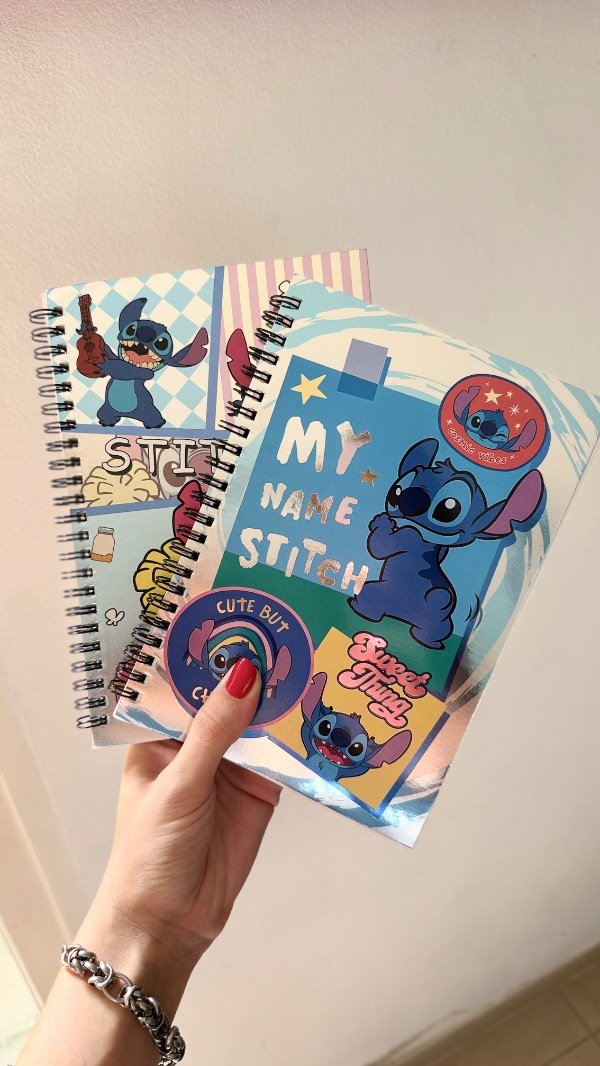 Producto - CUADERNO METALIZADO STITCH