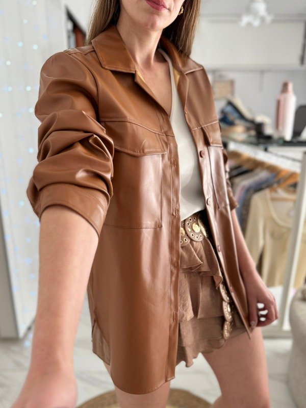 Producto - Camisaco Engomado Marce Chocolate