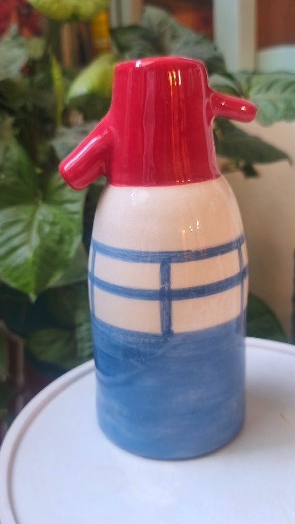 Producto - Sifón Florero rojo y azul