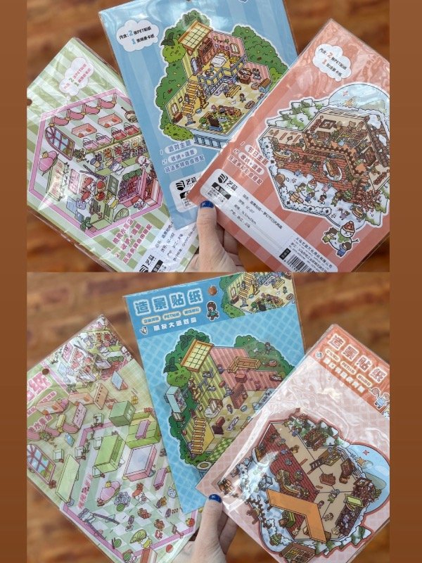 Producto - Stickers para armar escenarios II