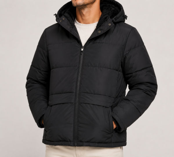 Producto - Campera de abrigo con piel y capucha - 0