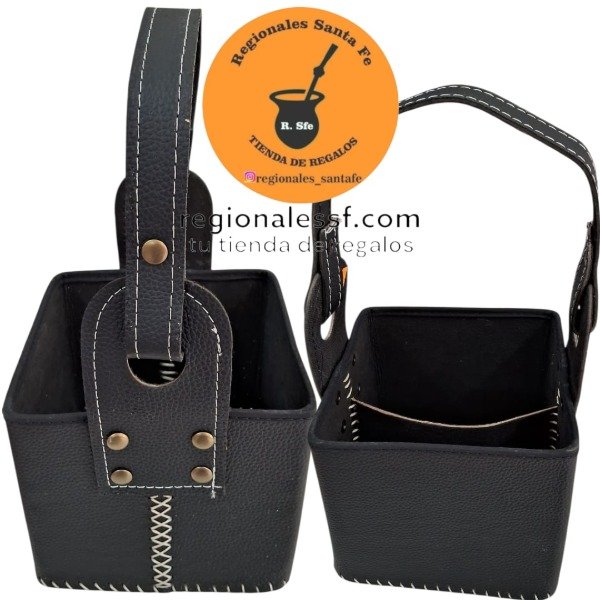 Producto - Canasto Matero simil con divisor manija flex.