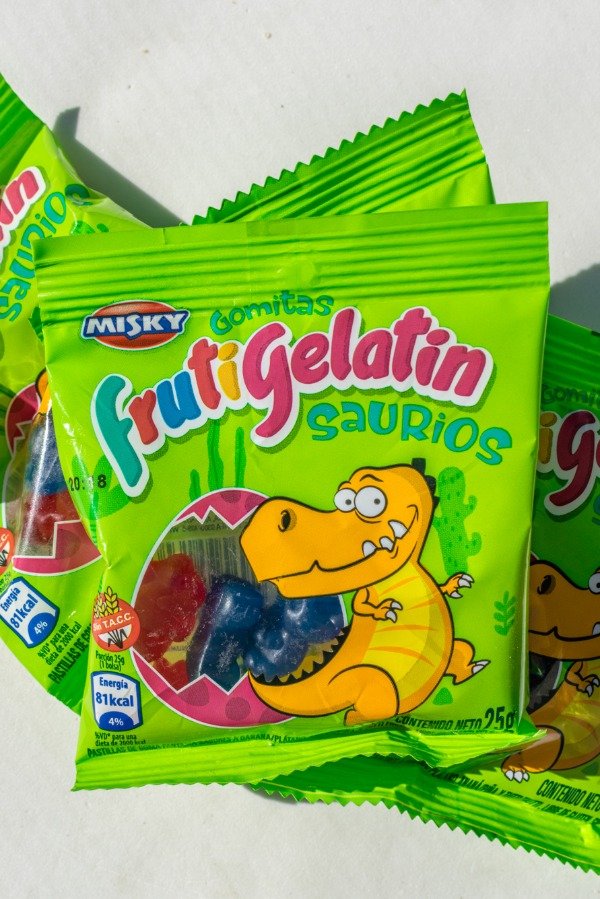 Producto - Gomitas FrutiGelatin Dino