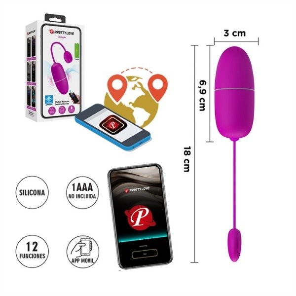 Producto - Bala vibradora con control via App