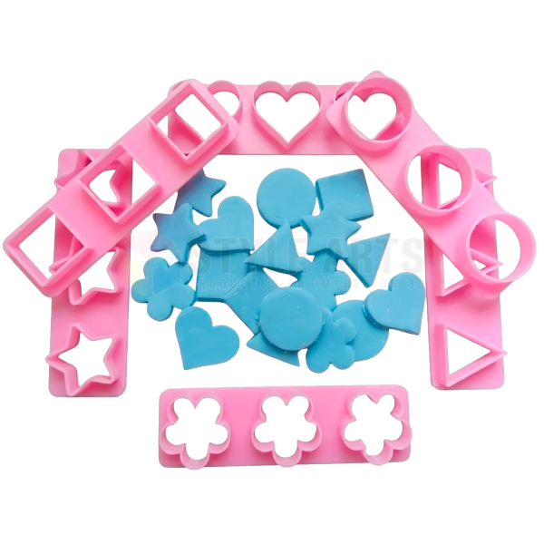 Producto - Mini cortantes en regla figuras basicas - Cupcakes deco