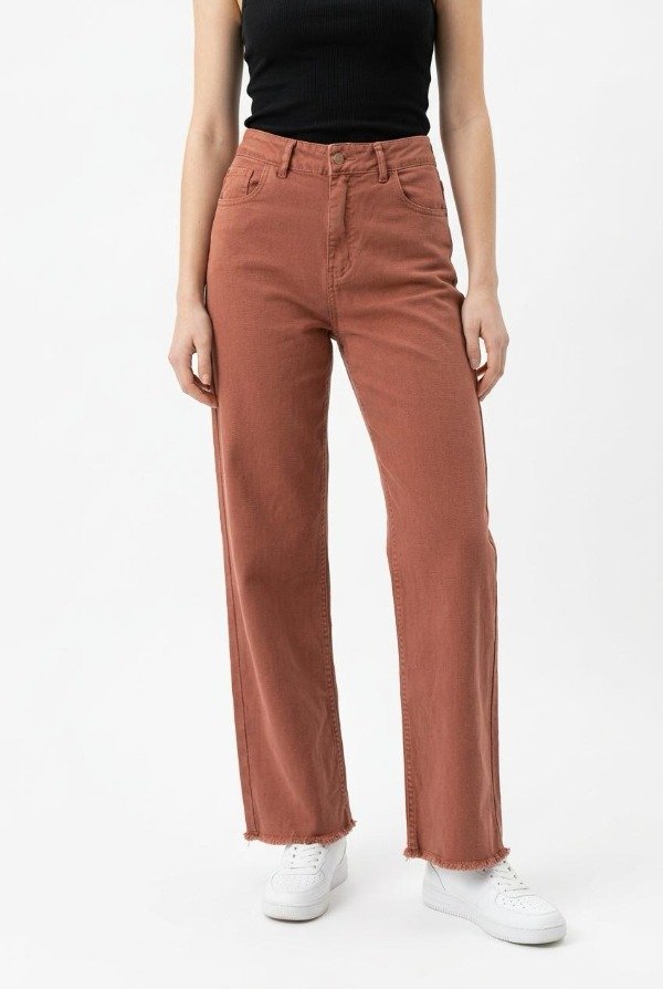 Producto - JEAN WIDE DAMA BILLABONG FALL MARRON - 0