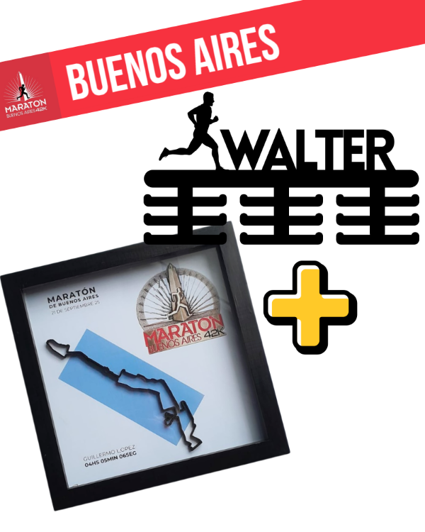 Producto - COMBO 5 Cuadro medallero 42k de BsAs + Multimedallero