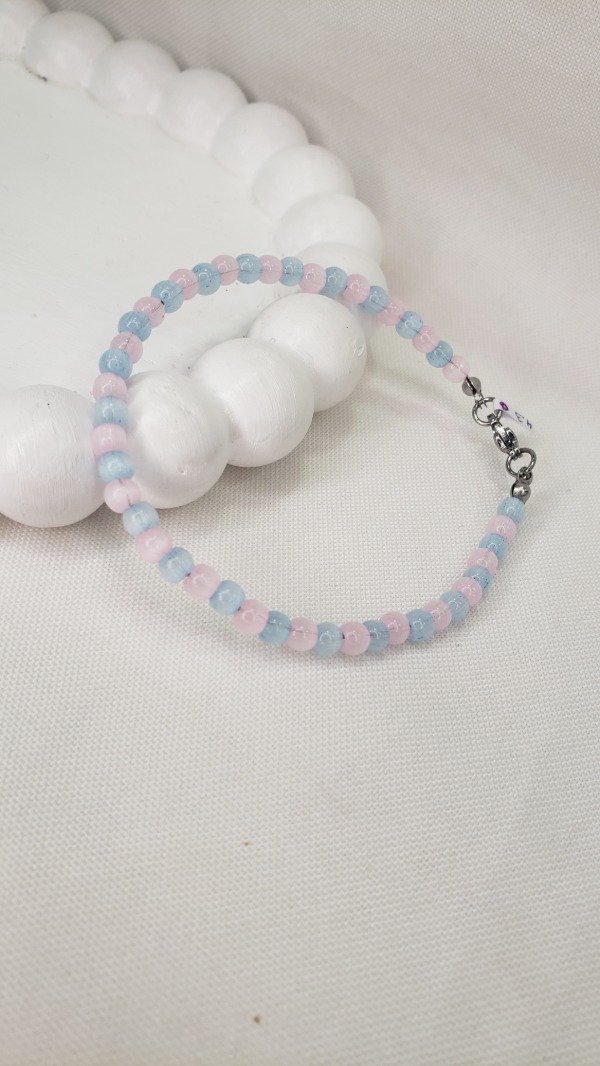 Producto - Pulsera celeste y rosa
