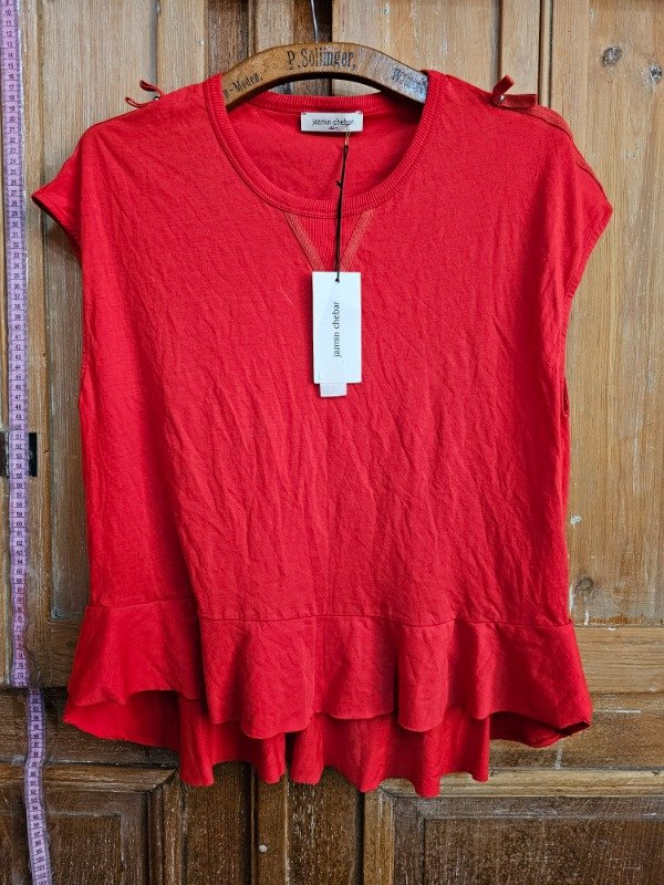 Producto - Remera Jazmin Chebar Roja t.3