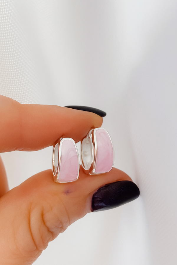 Producto - Aros Rosa palo nacarado