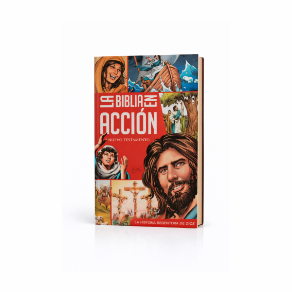 Producto - LA BIBLIA EN ACCION NT 17X25 TAPA  FLEXIBLE