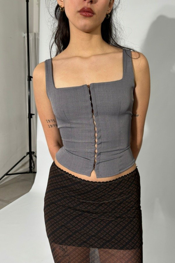 Producto - Corset Megan Gris