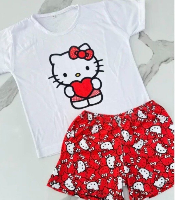 Producto - Pijama Kitty roja