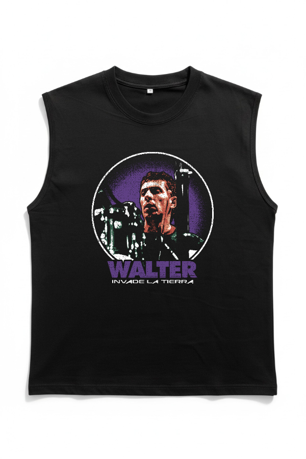 Producto - Remera Sin Mangas Negra - Capitan Buscapina