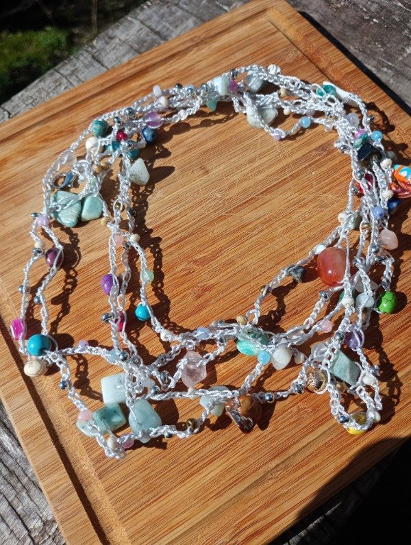 Producto - Collar Ipanema hilo plateado