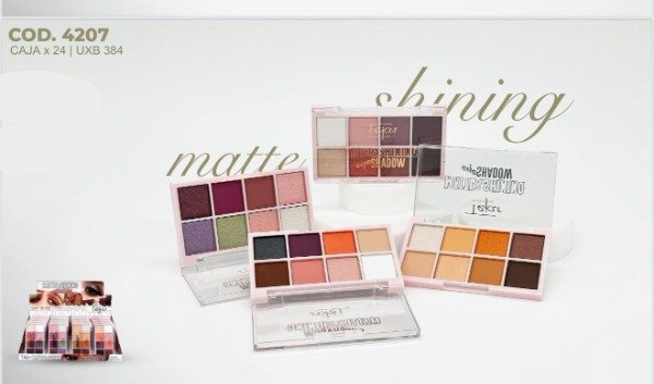 Producto - Paleta de sombras x8 tonos Tejar