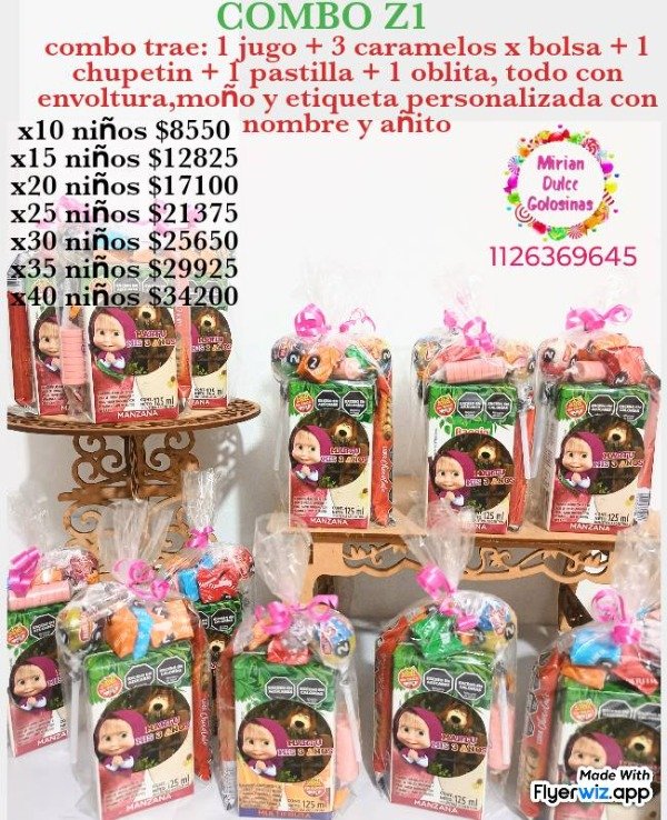 Producto - Combo Masha y oso z1