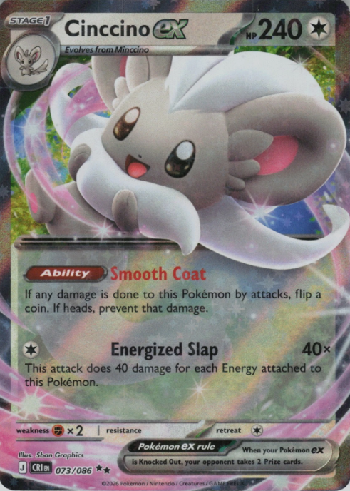 Producto - Cinccino ex 073/086 - Chaos Rising