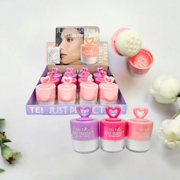 Producto - Polvo traslucido corazón Tei