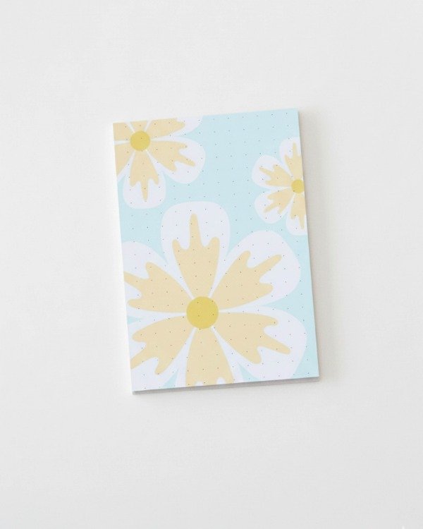 Producto - Block de hojas punteadas "Flores"