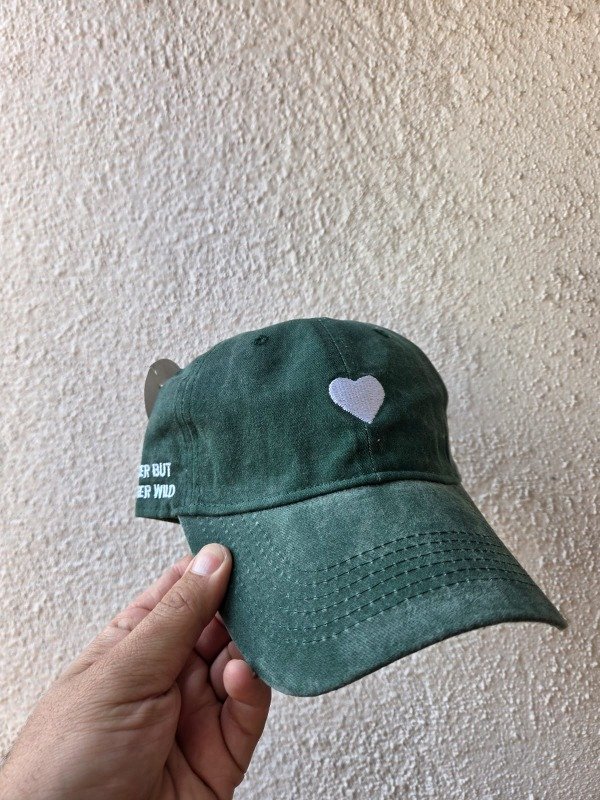 Producto - Gorra CORAZON VINTAGE REGULABLE VERDE